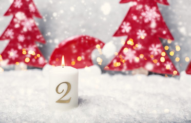 2. Advent Hintergrund Karte