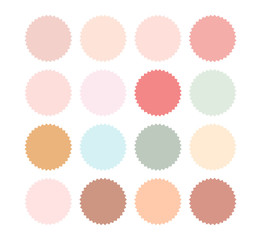 Abstract background frame banner pastel