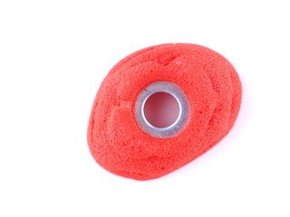 climbing cling on a white background