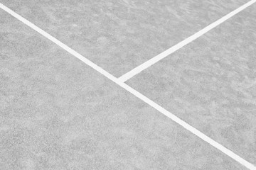 Photo of red tennis court