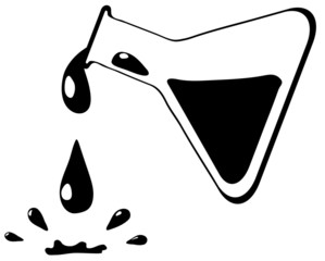 Chemical Droplets Symbol