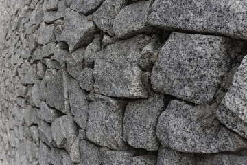 Natural stone, masonry.