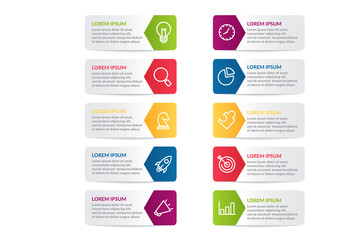 list infographic template design . business infographic concept for presentations, banner, workflow layout, process diagram, flow chart and how it work