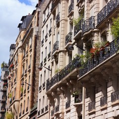 Paris city street view, France
