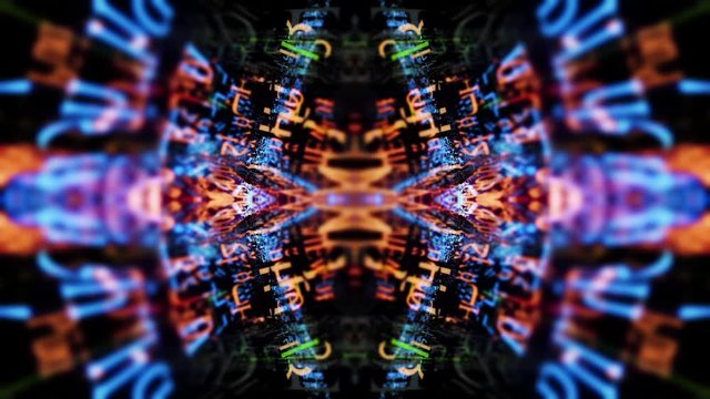 Video Background 2463: Futuristic technology digital light abstraction (Loop).