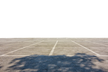Empty parking lot