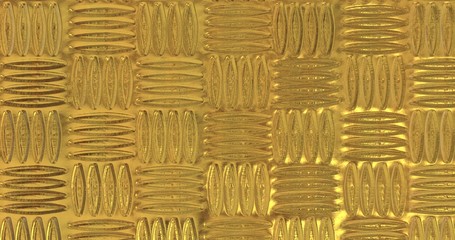 Golden foil background. Gold texture 3D rendering image
