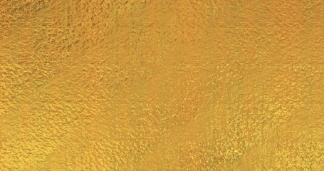 Golden foil background. Gold texture 3D rendering image