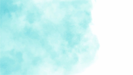 Blue watercolor background for your design, watercolor background concept, vector.