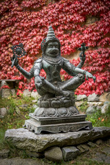 Statue aus Asien. Buddhist zur Meditation