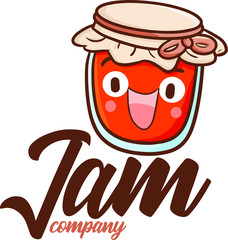 Cute and funny logo for Funny Jam store or company