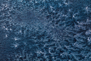 Abstract art background navy blue and white colors. Watercolor painting on canvas.