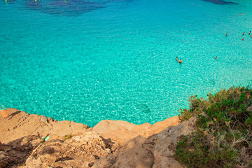 Fototapeta premium Pure waters from Cala Saladetta