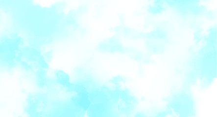 Blue watercolor background for your design, watercolor background concept, vector.