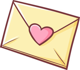 Cute and funny light brown love letter