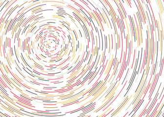 Colorful Universe Circular Distribution Computational Generative Art background illustration