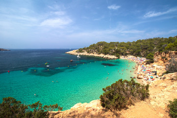 Fototapeta na wymiar Cala Saladetta-Ibiza