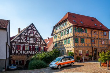 Fototapeta na wymiar Altstadt, Marbach am Neckar, Deutschland 