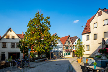 Fototapeta na wymiar Geburtshaus Friedrich Schiller, Marbach am Neckar, Deutschland 