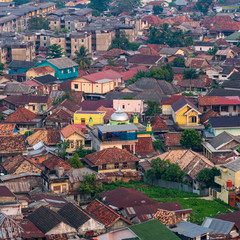 Fototapeta na wymiar Cityscape of Palembang, Indonesia