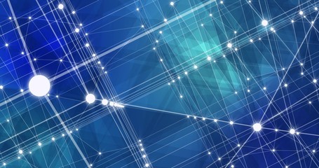 Background Abstract Dynamic Plexus Futuristic Technology. 3d render