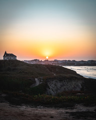 Beautiful sunset in Baleal, Portugal