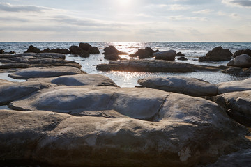 Obraz premium beach and rocks