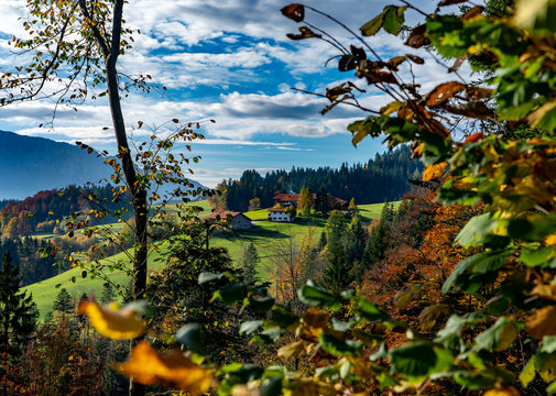 Alm auf dem Weg zum Spitzberg n&auml;he Aschau / Sachrang