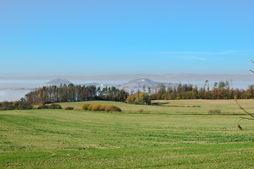 Wild nature in Czech area called Moravský kras