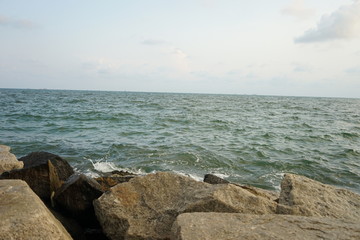 sea and rocks