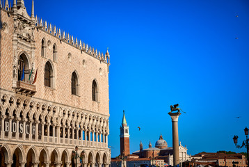 Fototapeta premium Doge's Palace Palazzo Ducale Piazza San Marco Venice Italy