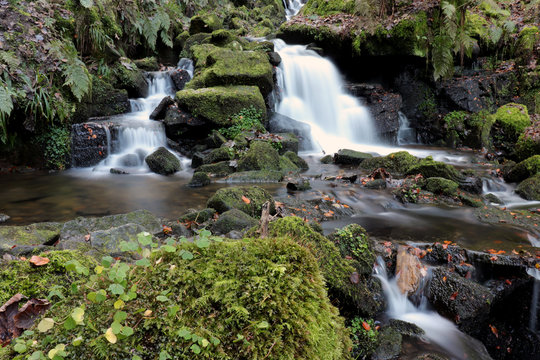 waterfall in forest © eric