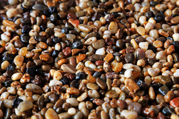 moist jade seed material piled together
