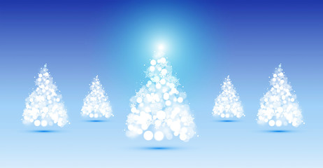 albero di natale, alberello, elegante, natale, fiocchi di neve, © xyz+