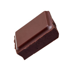chocolate piece sweet food dessert falling