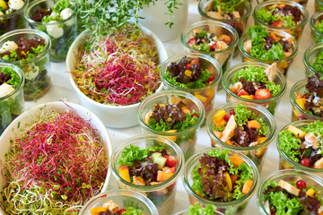 Catering Buffet Partyservice vegetarisch Salate
