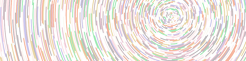 Colorful Universe Circular Distribution Computational Generative Art background illustration