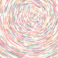 Colorful Universe Circular Distribution Computational Generative Art background illustration