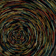 Colorful Universe Circular Distribution Computational Generative Art background illustration