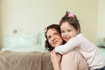 Fototapeta premium Affectionate family.
