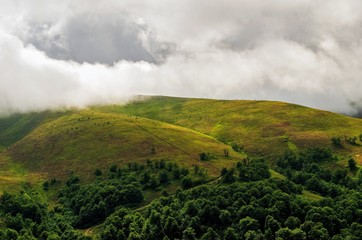 landscape with clouds. Ukraine