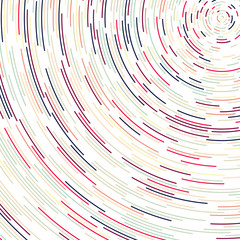 Colorful Universe Circular Distribution Computational Generative Art background illustration