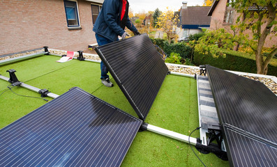 Installing solar panels