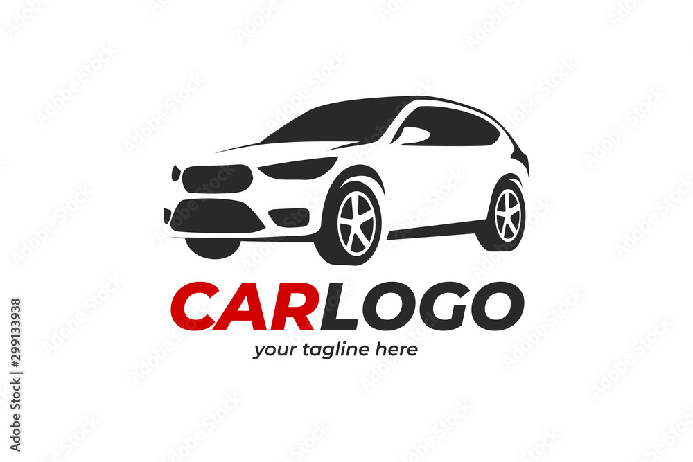 Wall mural sport car logo design template vector