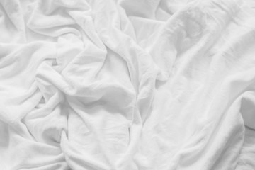 Obraz premium Close-up picture of a white texture that is wrinkled on the surface