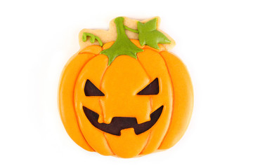 Isolated halloween gingerbread