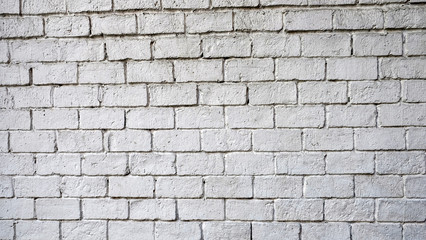 Obraz premium old white brick for background
