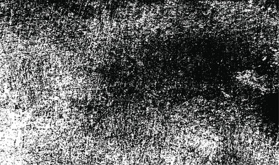 Rough black and white texture vector. Distressed overlay texture. Grunge background. Abstract textured effect. Vector Illustration. Black isolated on white background. EPS10.