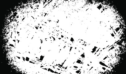 Rough black and white texture vector. Distressed overlay texture. Grunge background. Abstract textured effect. Vector Illustration. Black isolated on white background. EPS10.