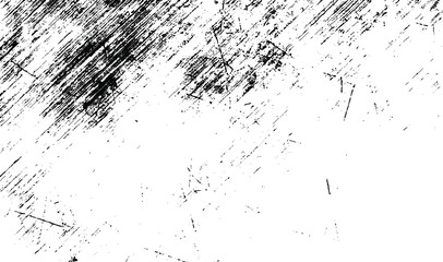 Scratched Grunge Urban Background Texture Vector. Dust Overlay Distress Grainy Grungy Effect. Distressed Backdrop Vector Illustration. Isolated Black on White Background. EPS 10.